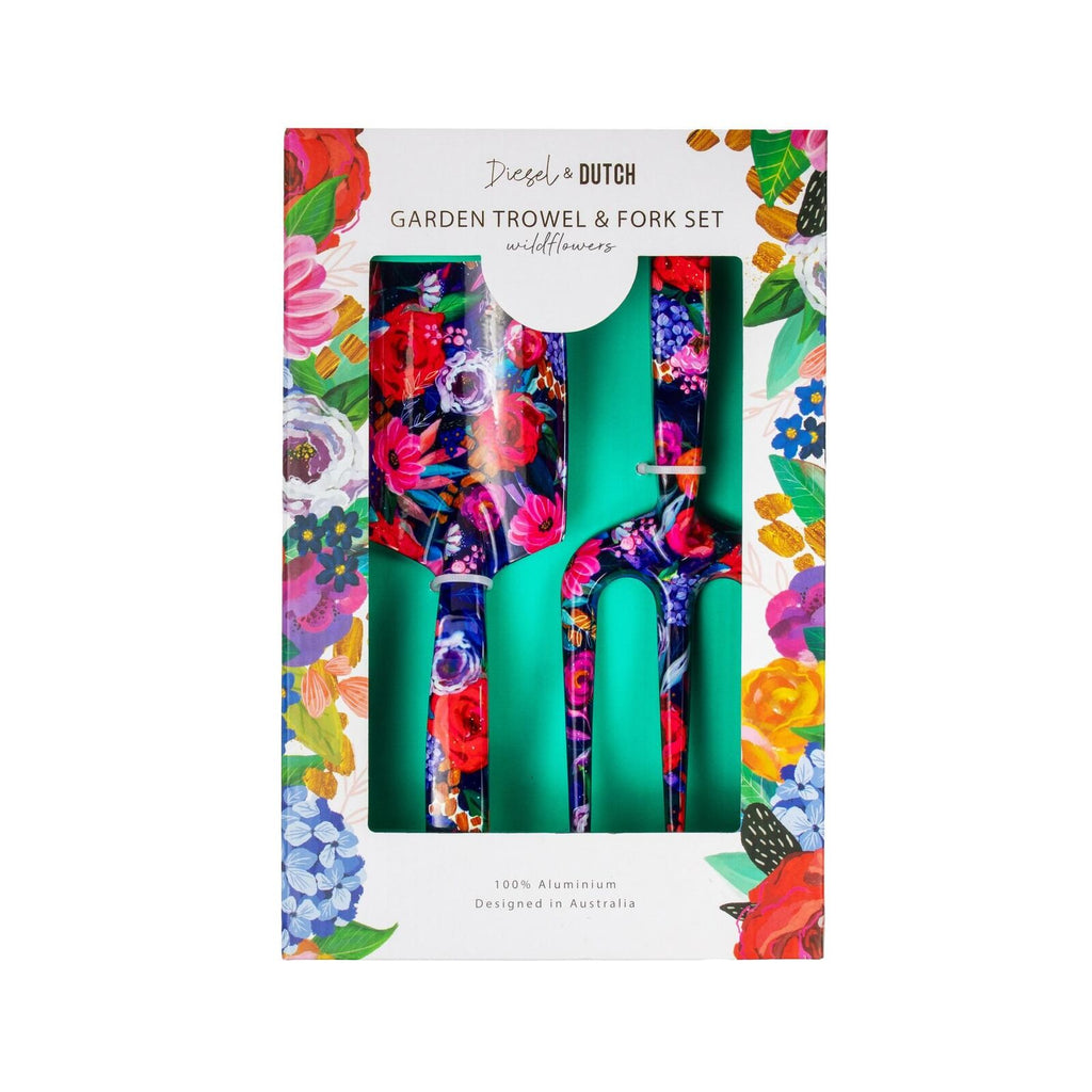 Diesel & Dutch Wildflowers Garden Trowel And Fork Set
