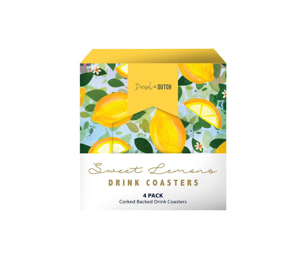 Diesel & Dutch Sweet Lemons Drink Coaster Set 4