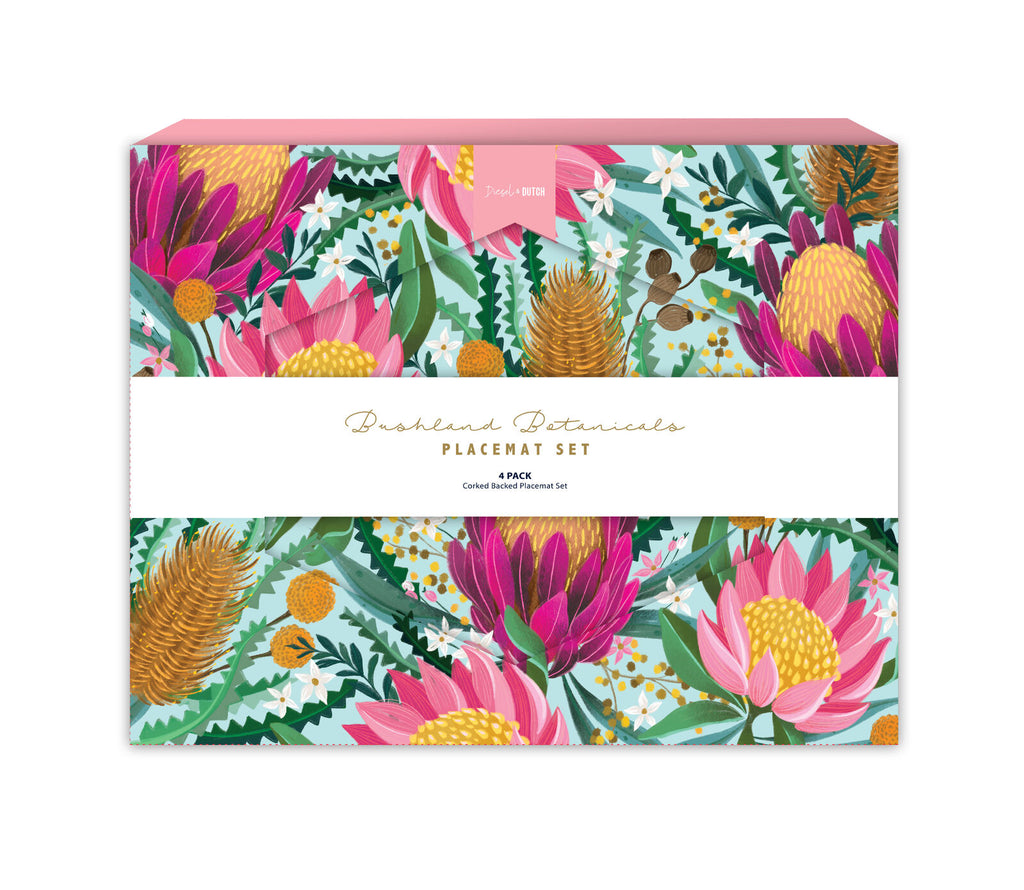 Diesel & Dutch Botanical Bushland Placemat Set 4