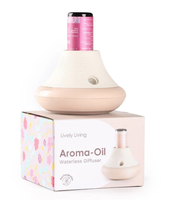 Lively Living Aroma-oil Waterless Diffuser + Bonus Oil