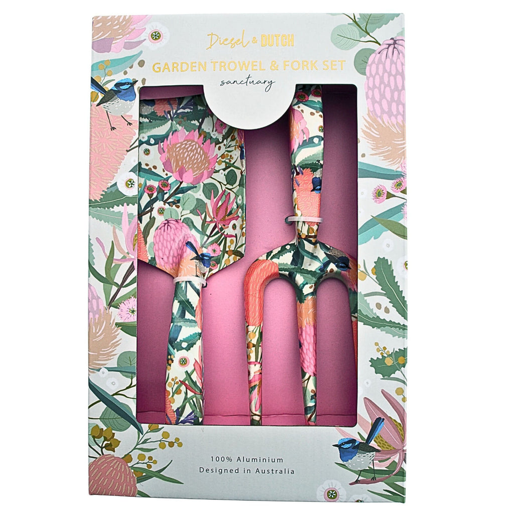 Diesel & Dutch Sanctuary Garden Trowel And Fork Set