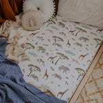 Load image into Gallery viewer, Snuggle Hunny Safari Fitted Cot Sheet
