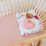 Load image into Gallery viewer, Snuggle Hunny Lullaby Pink Bassinet Sheet/change Pad Cover
