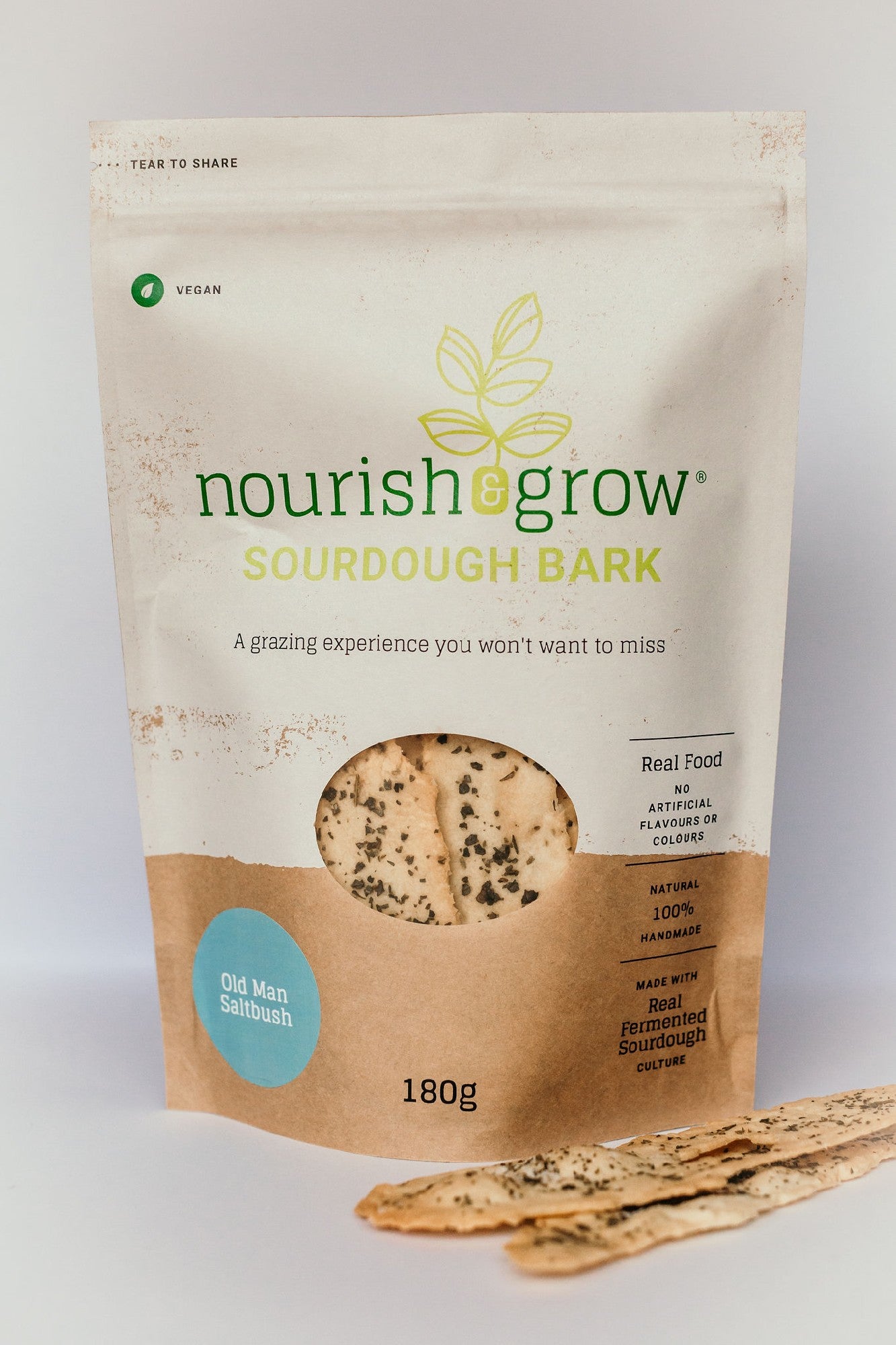 Nourish & Grow Sourdough Bark