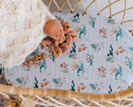 Load image into Gallery viewer, Snuggle Hunny Whale Bassinet Sheet/change Pad Cover

