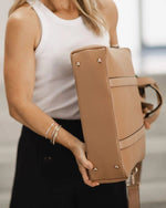 Load image into Gallery viewer, Louenhide Rhodes Latte Laptop Bag
