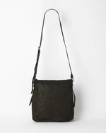 Load image into Gallery viewer, Juju &amp; Co Perforated Leather Slouchy - Black
