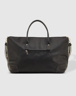 Load image into Gallery viewer, Louenhide Alexis Weekender Travel Bag Black Stripe Strap
