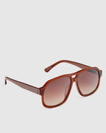Load image into Gallery viewer, Louenhide Farrah Sunglasses Brown
