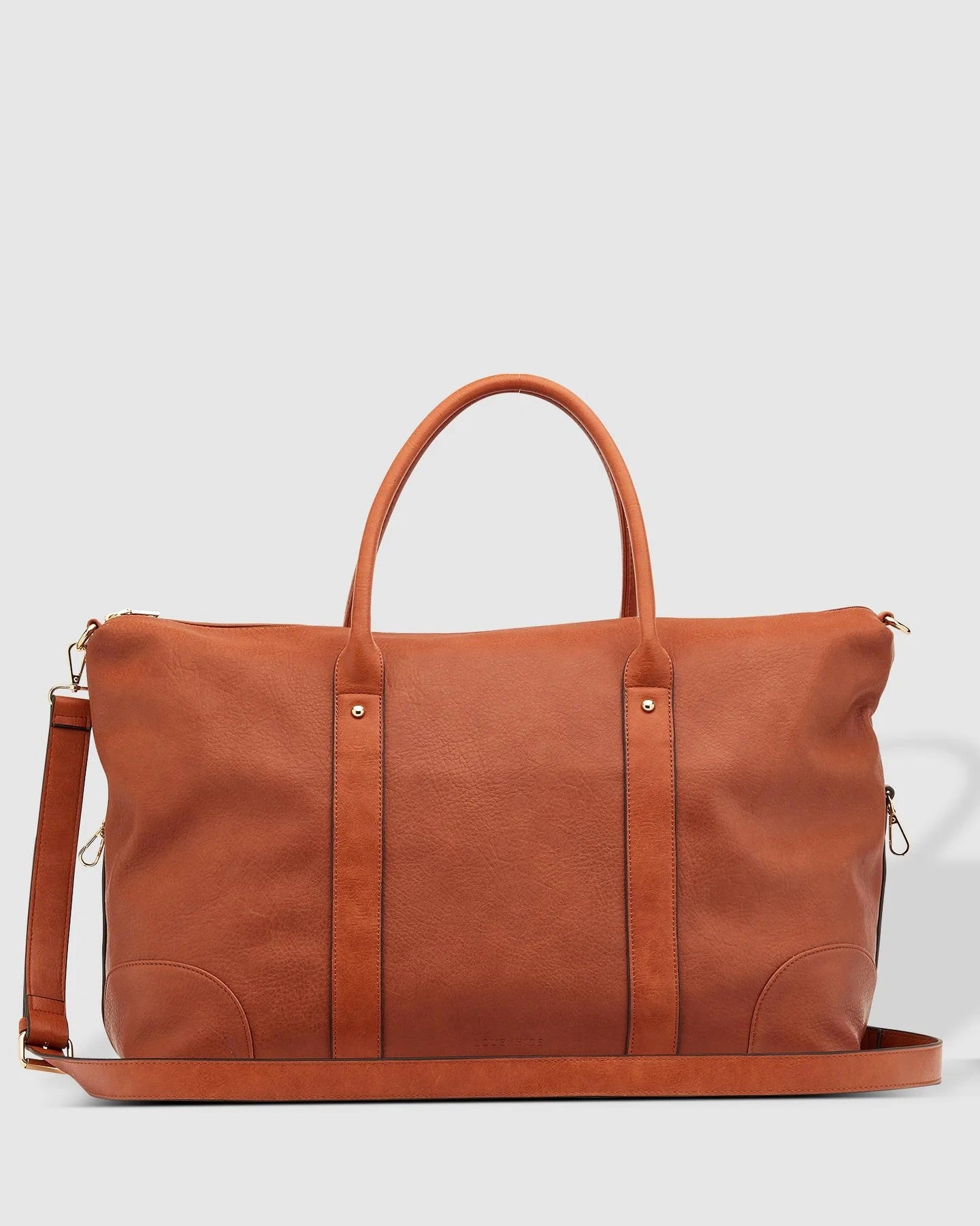 Louenhide Alexis Weekender Travel Bag Tan Stripe Strap