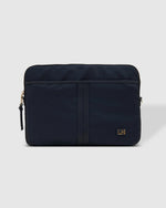 Load image into Gallery viewer, Louenhide Lina Nylon Laptop Case Navy
