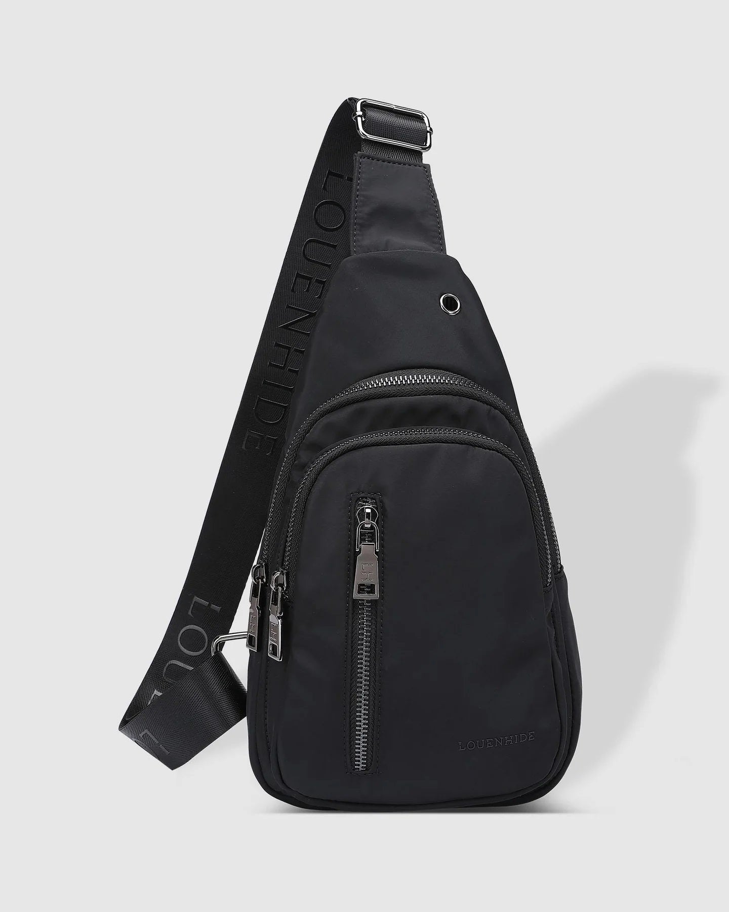 Louenhide Boyd Nylon Sling Bag Black