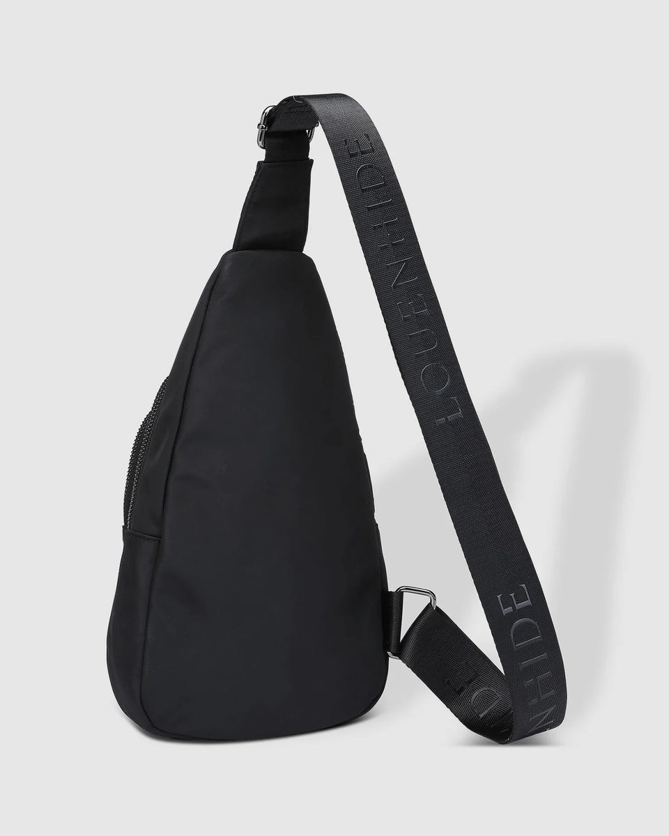 Louenhide Boyd Nylon Sling Bag Black – Back O Bourke Collective