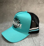 Load image into Gallery viewer, Trucker Cap Bourke Nsw - Teal/black Embroidered Logo
