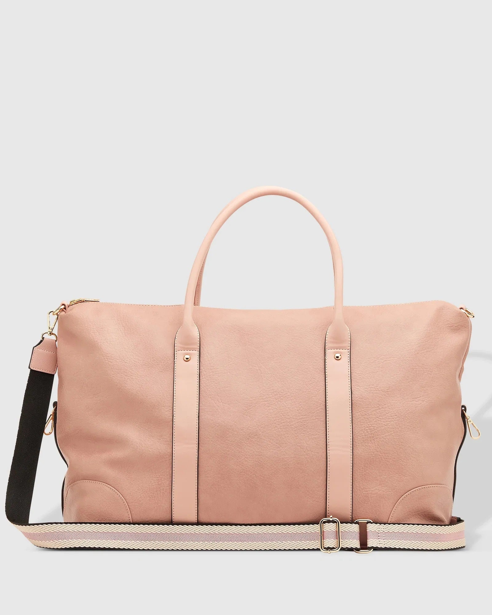 Louenhide Alexis Weekender Travel Bag Blush Stripe Strap
