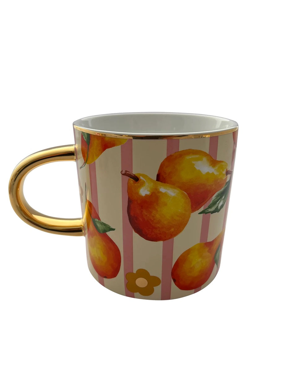 Carla Dinnage Frutti Bloom Pear Mug