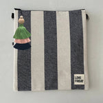 Load image into Gallery viewer, Love Friday Noosa Insulated Bag W/ Moss Green Tassel &amp; Black Insert
