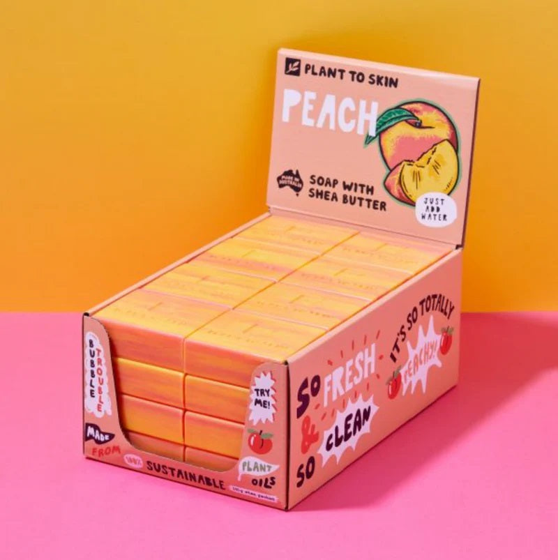 Plant To Skin Peach Soap - 100g