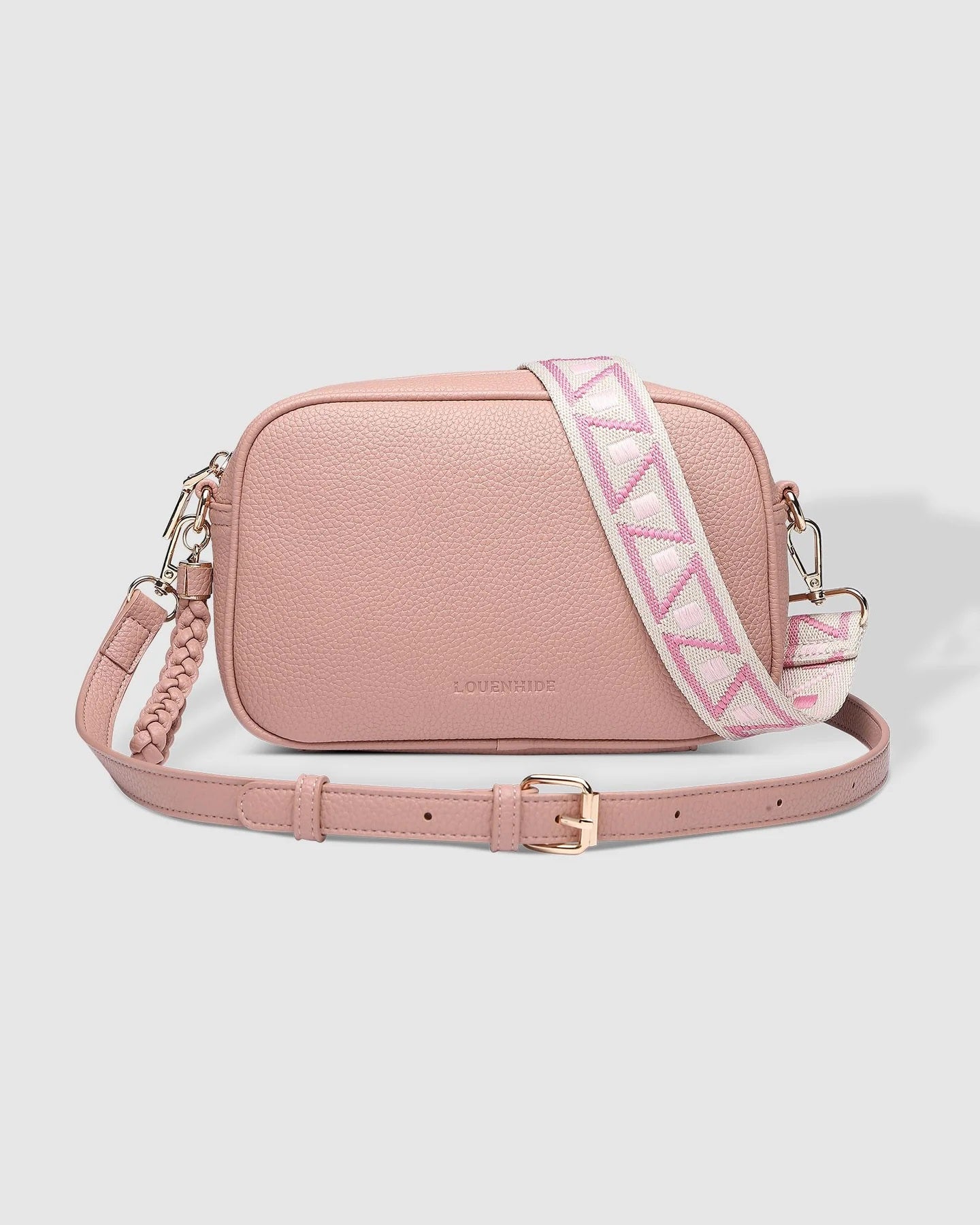 Louenhide Jacinta Crossbody Bag With Kubi Strap Dusty Rose