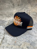 Trucker Cap Bourke Nsw - Navy/orange/white