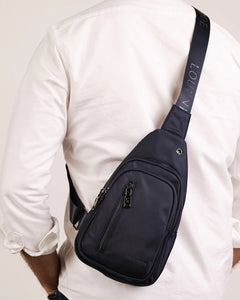 Louenhide Boyd Nylon Sling Bag Navy