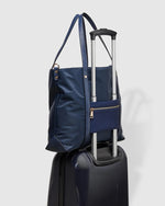 Load image into Gallery viewer, Louenhide Nora Nylon Tote Bag Navy
