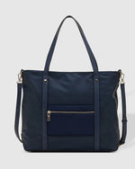 Load image into Gallery viewer, Louenhide Nora Nylon Tote Bag Navy
