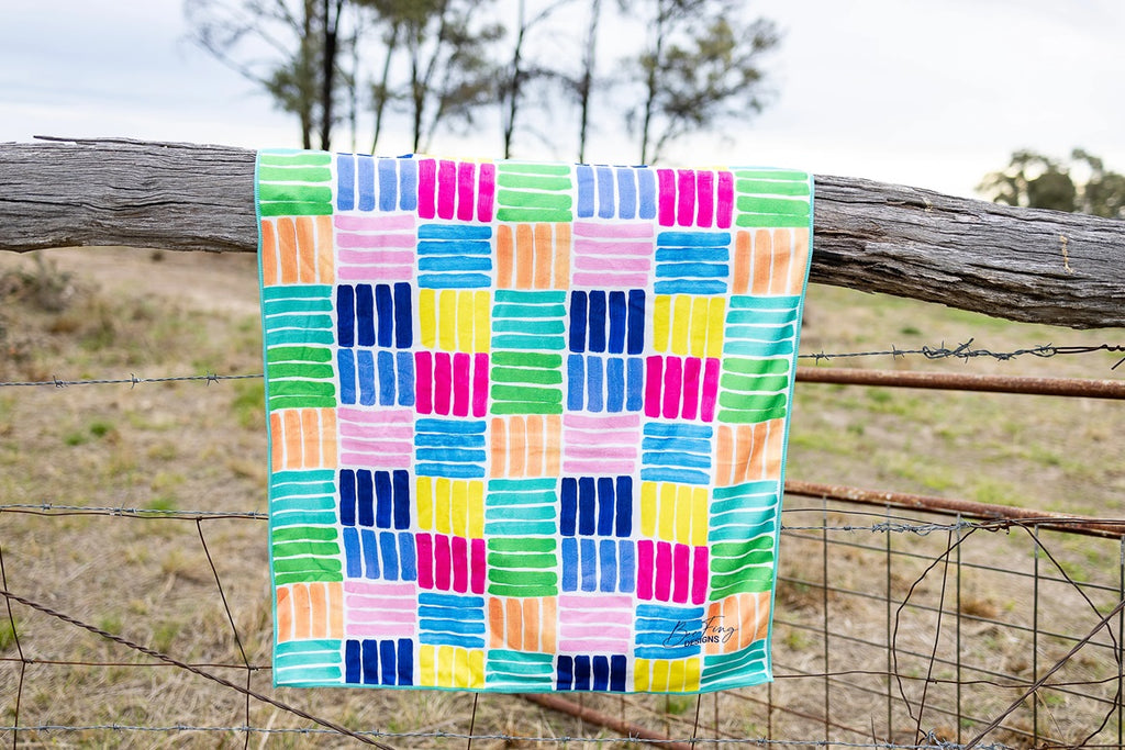 Bec Fing Designs Microfibre Towel - Lattice