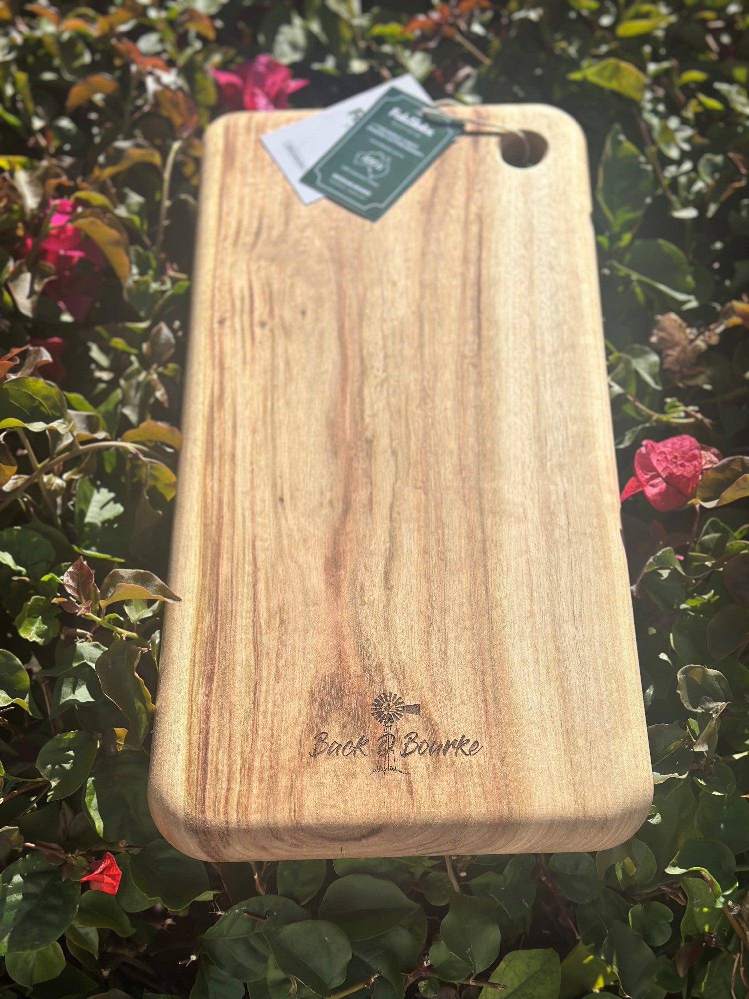 Back O Bourke Medium Cutting Board 450mm X 230mm X 30mm (small Laser Work)