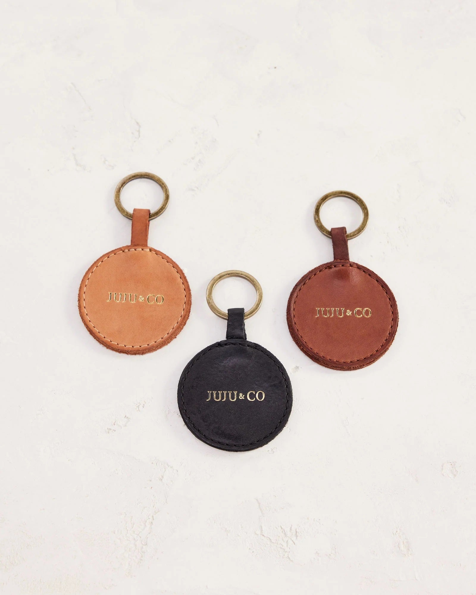 Juju & Co Orb Keyring Cognac