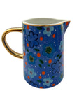 Carla Dinnage Foxy Flower Blue Jug