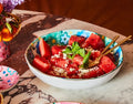 Carla Dinnage Foxy Flower Green Salad Bowl
