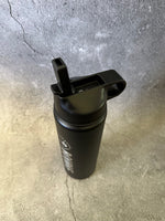 Load image into Gallery viewer, Bourke Bottle 650ml S/steel With Finger Loop [clr:black]
