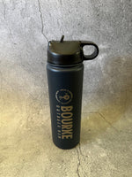 Load image into Gallery viewer, Bourke Bottle 650ml S/steel With Finger Loop Navy [clr:navy]

