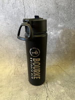 Load image into Gallery viewer, Bourke Bottle Flip Straw With Handle 650ml S/steel [clr:black]
