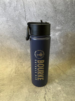 Load image into Gallery viewer, Bourke Bottle Flip Straw With Handle 650ml S/steel [clr:navy]
