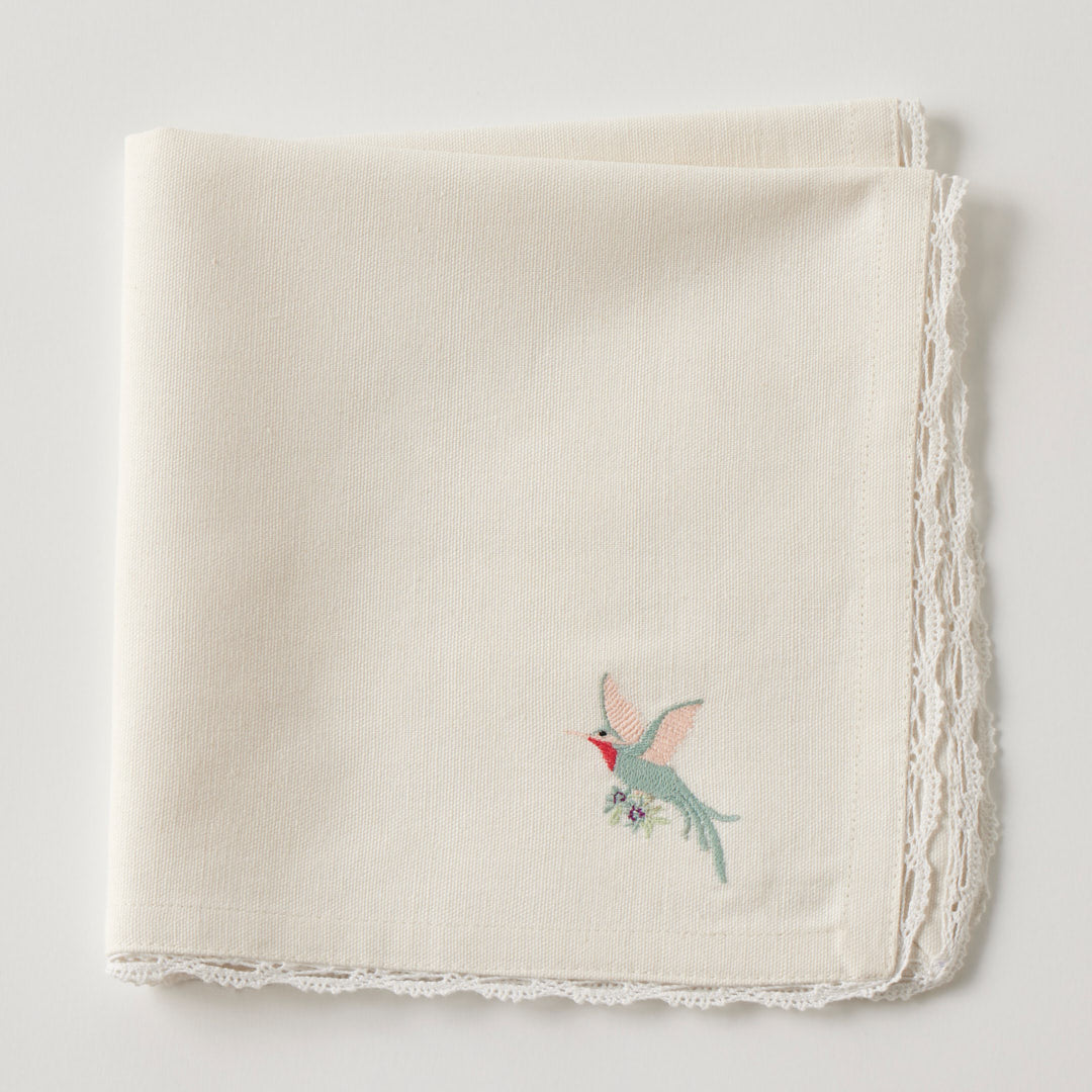 Pilbeam Living Anjou Embroidered Napkin Set Of 4