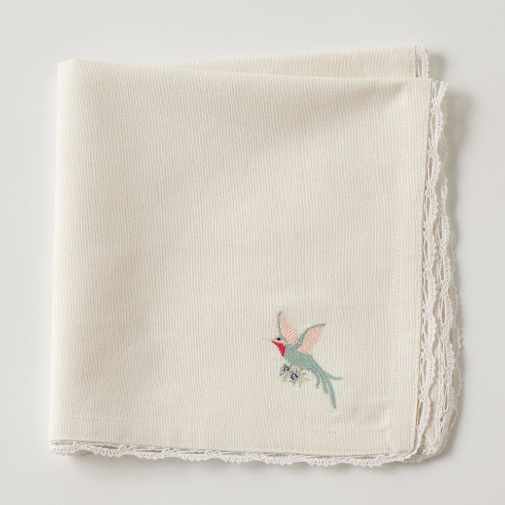 Pilbeam Living Anjou Embroidered Napkin Set Of 4