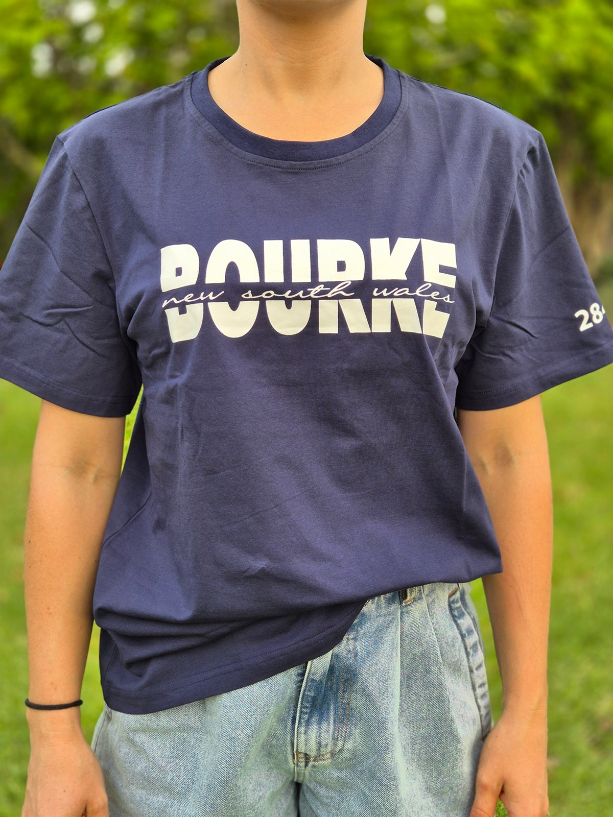 Bourke Tee - Navy [sz:xs]