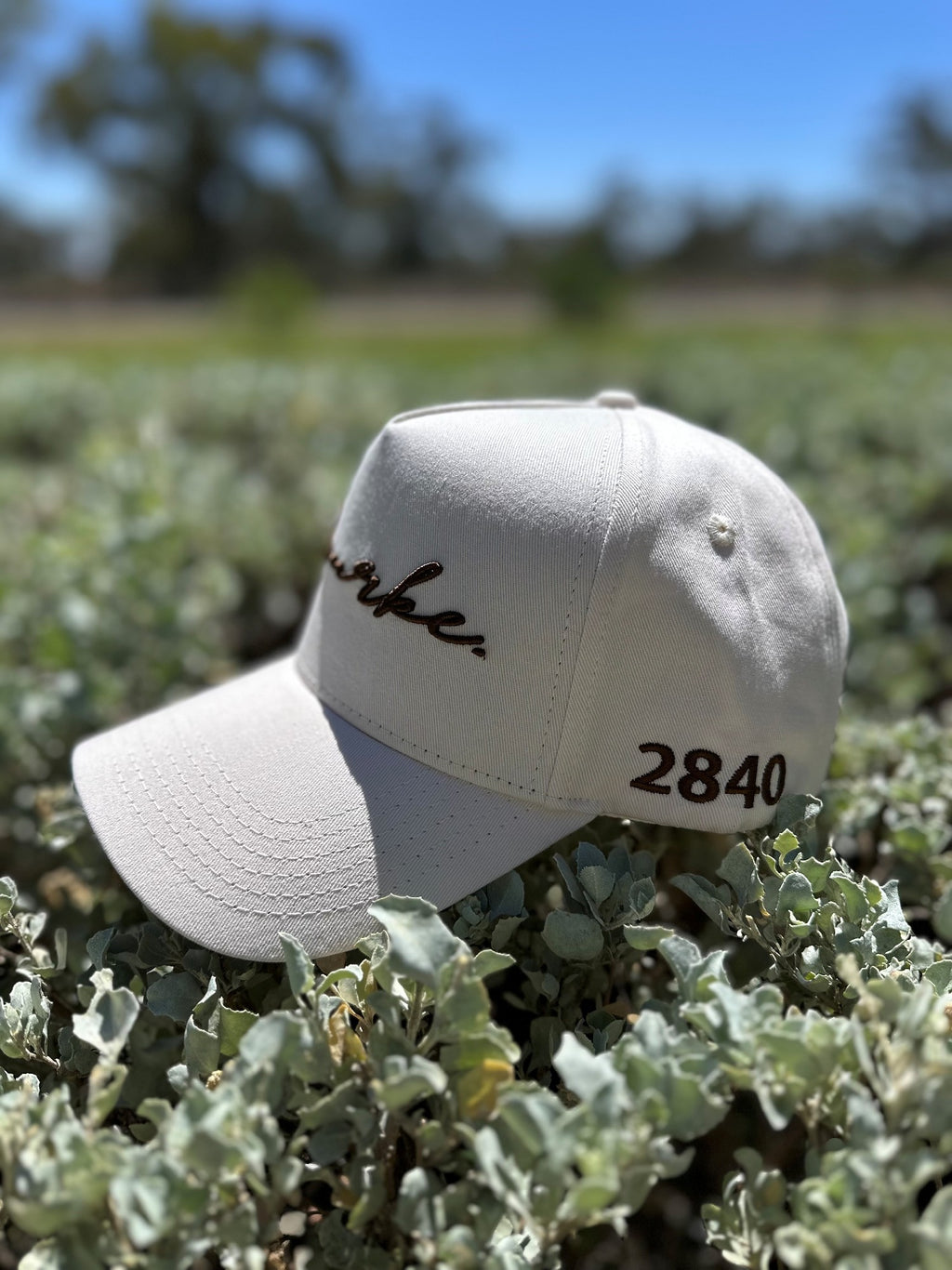 Bourke Cap - Cream & Brown
