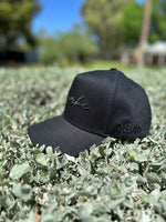 Load image into Gallery viewer, Bourke Cap - Black &amp; Black
