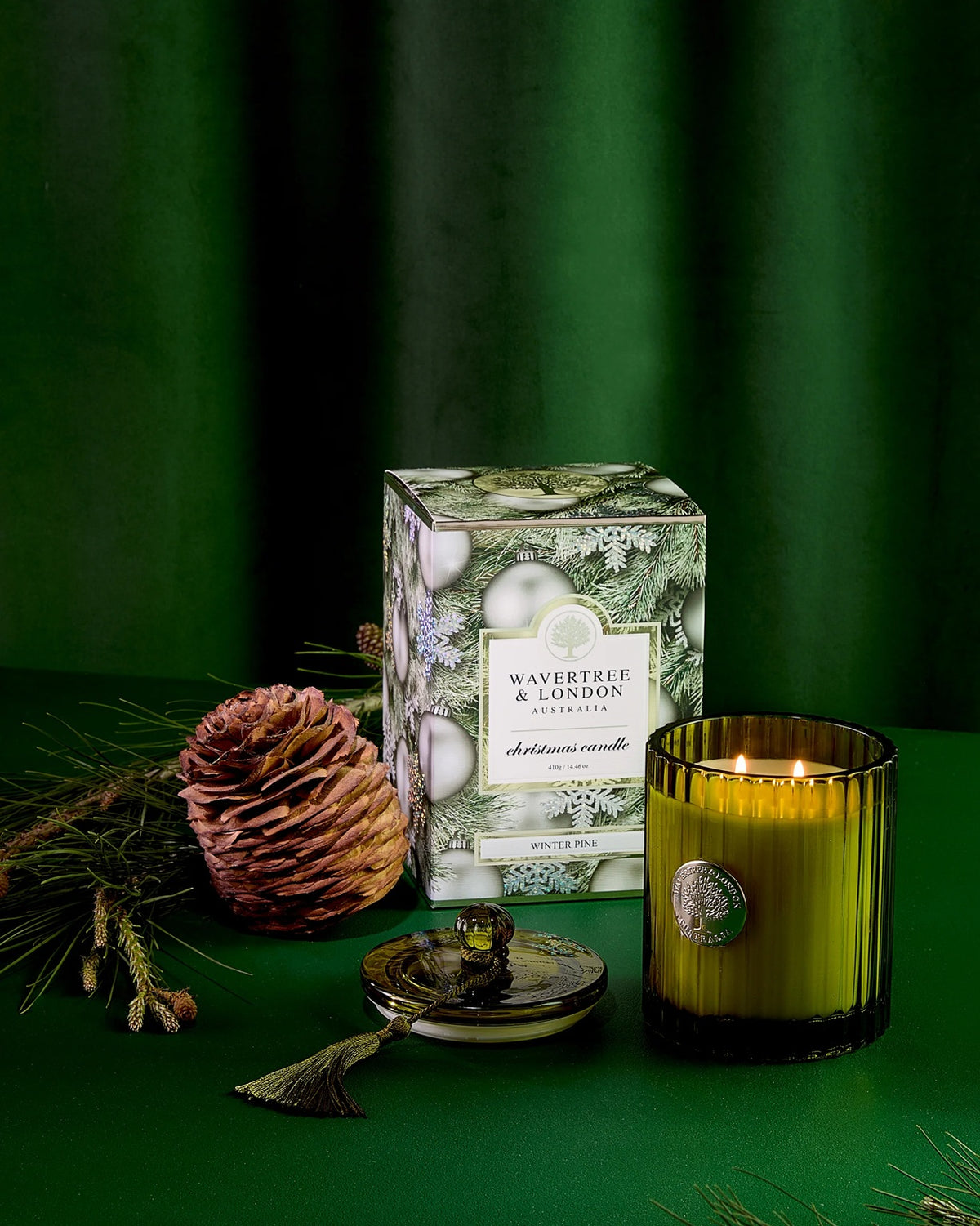 Wavertree & London Winter Pine Candle 410g