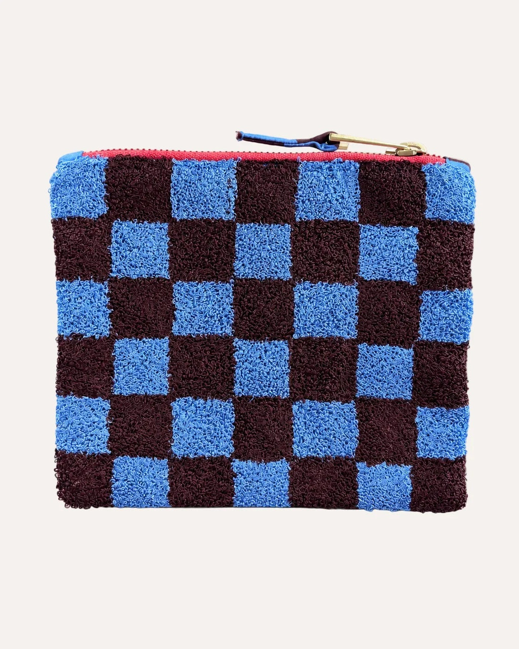 Loco Living Azure Check Flat Pouch