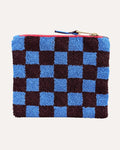 Loco Living Azure Check Flat Pouch