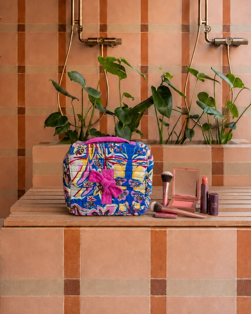 Loco Living Bloom Velvet Toiletry Cosi Bag