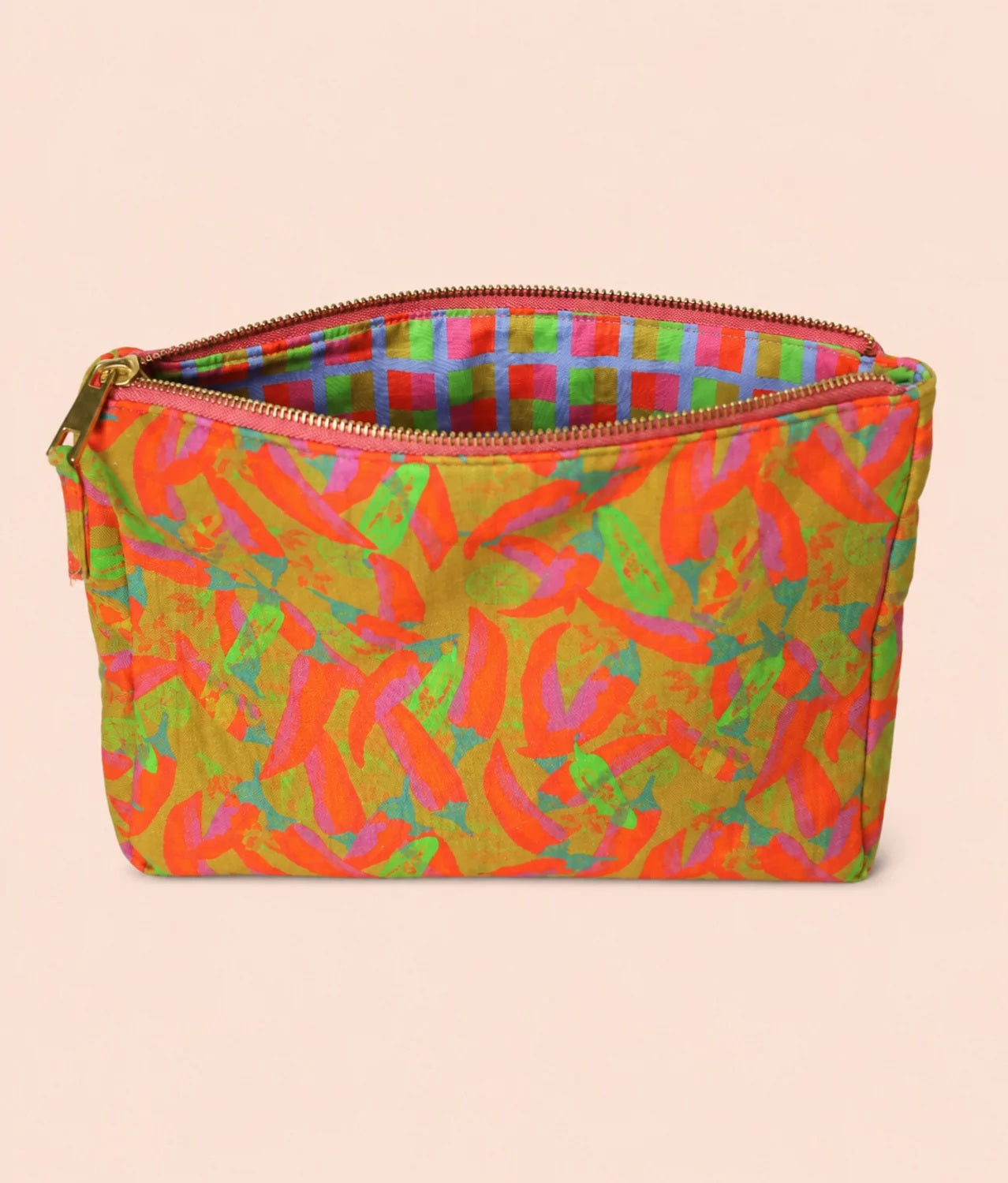 Loco Living Chilli Linen Cosmetic Body Bag