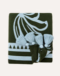 Loco Living Monstera Leaf Knit Throw Blanket