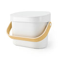 Umbra Bellwood Compost Bin White & Natural