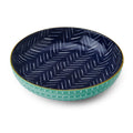 Mikasa Coupe Bowl 21cm Indigo Chevron