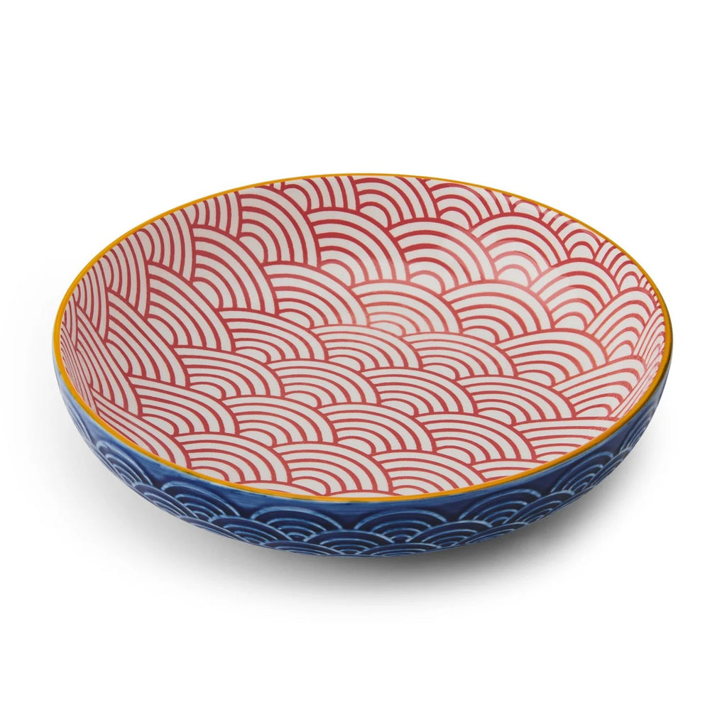 Mikasa Coupe Bowl 21cm Blue Red Arc